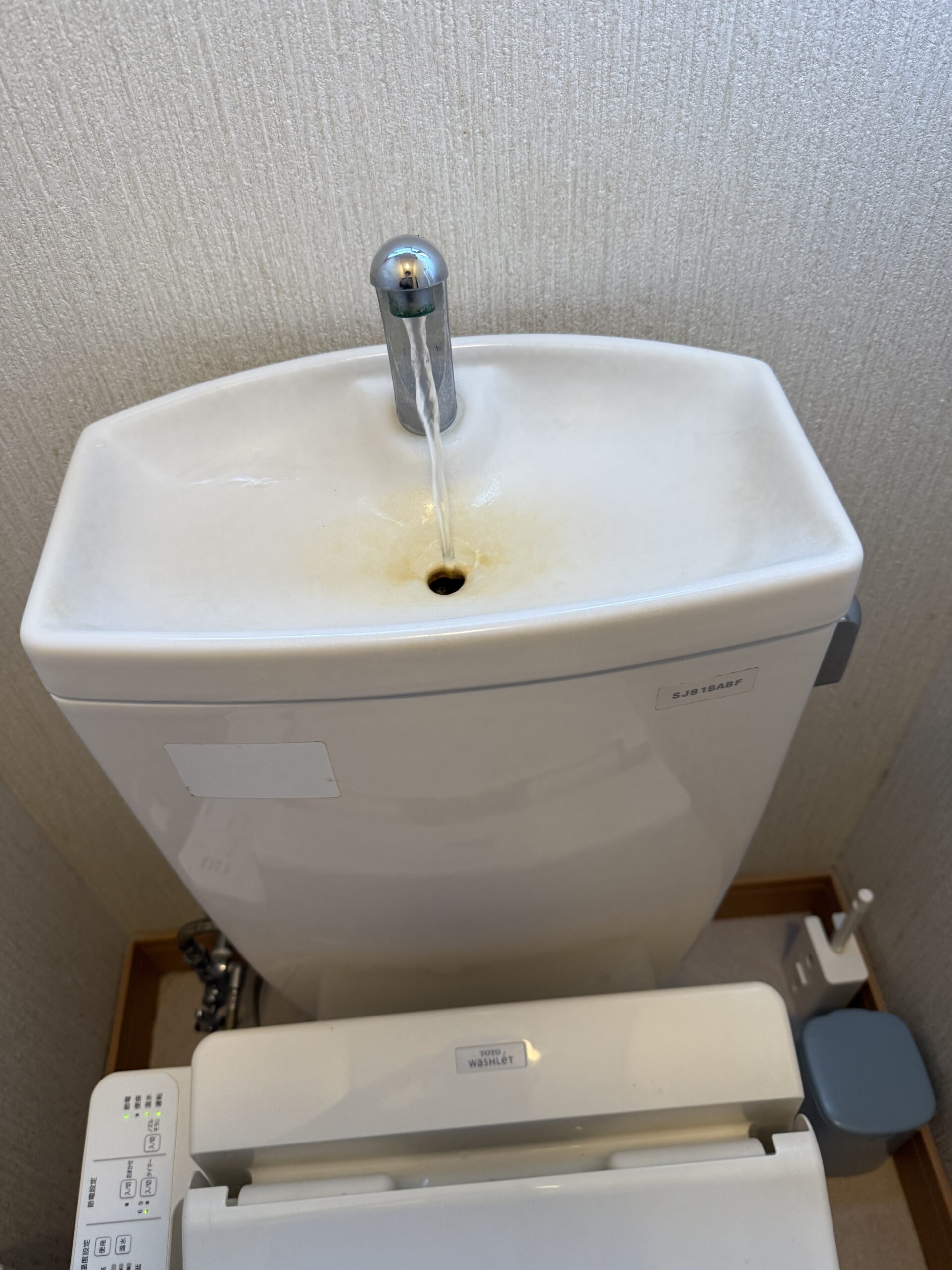 【伊予郡松前町】トイレタンク水たまらない