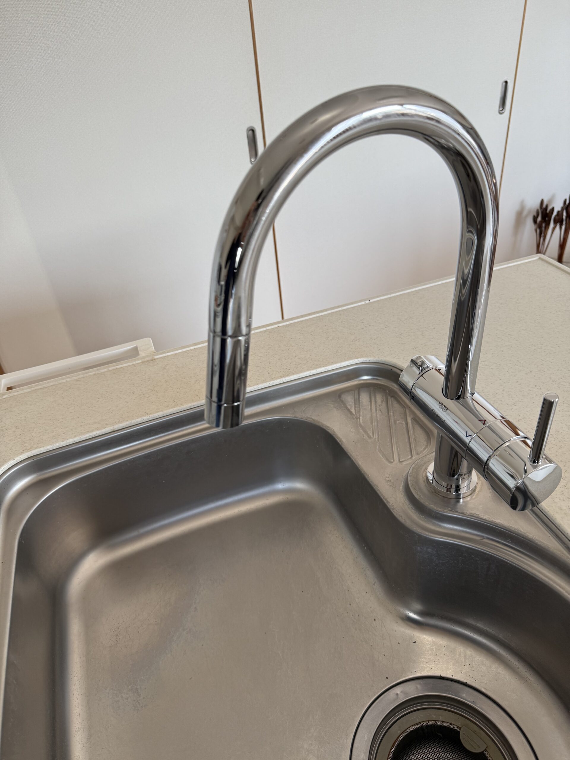 グースネック台所水栓交換