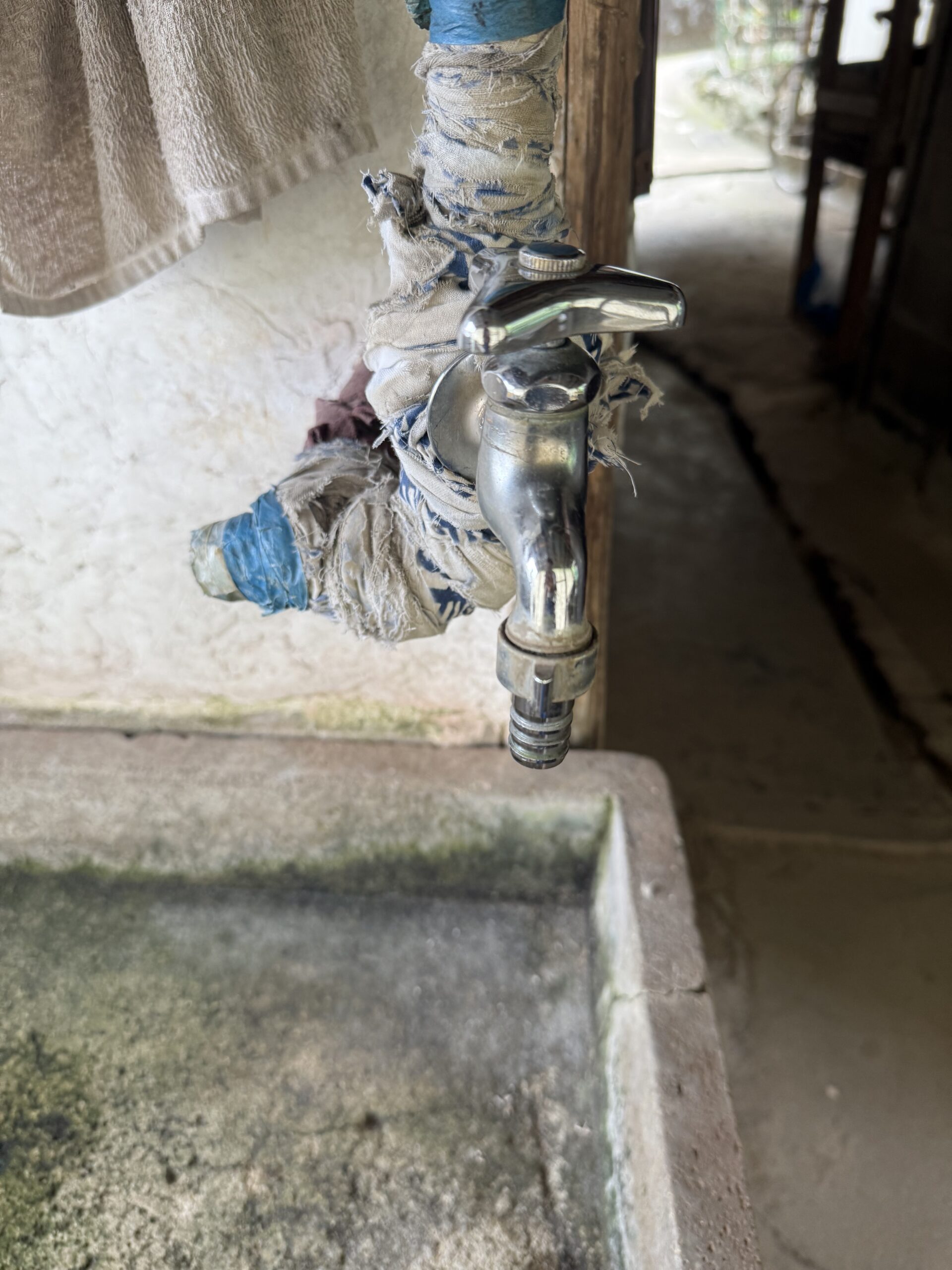 屋外単水栓交換