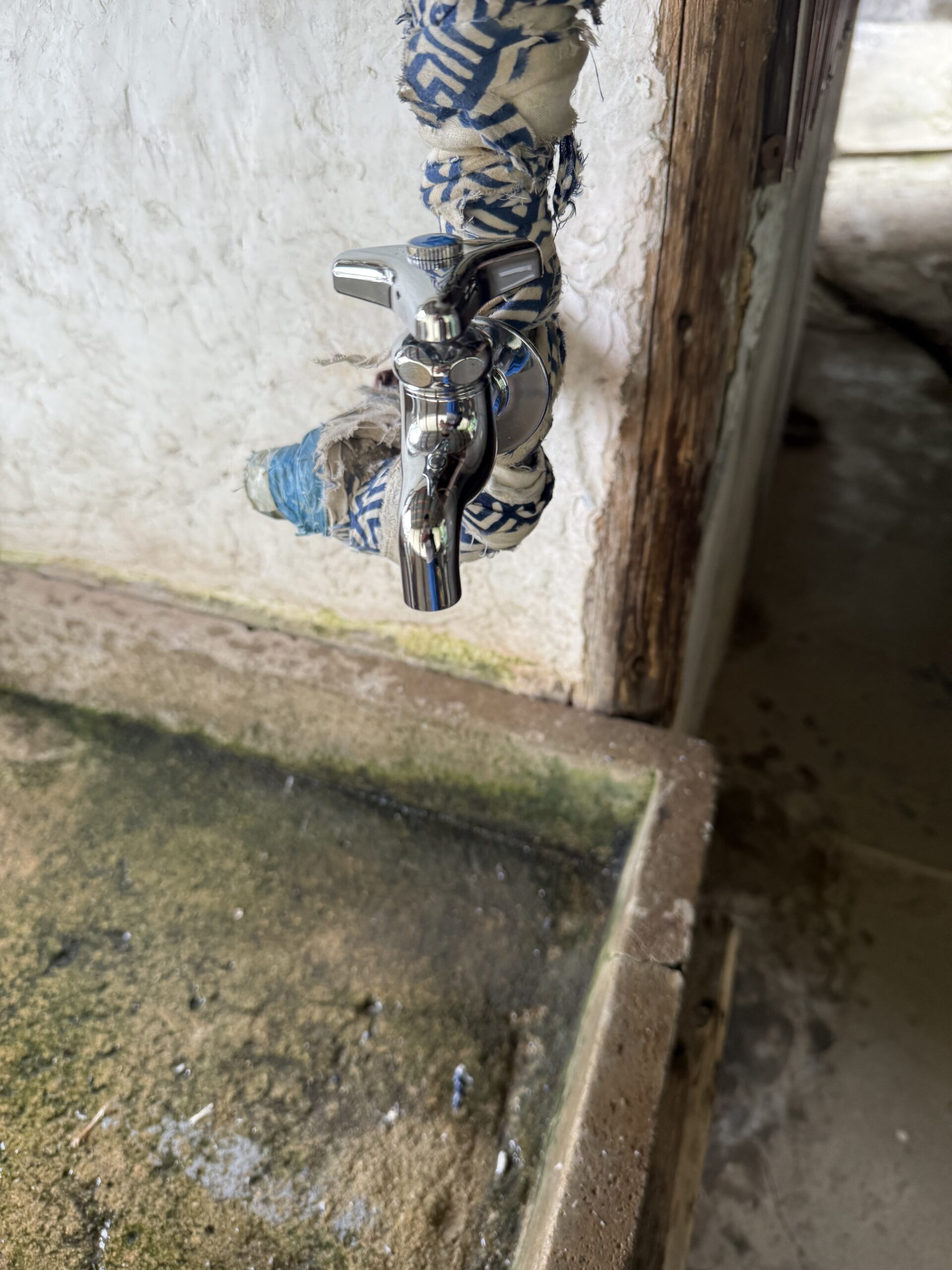 屋外単水栓交換