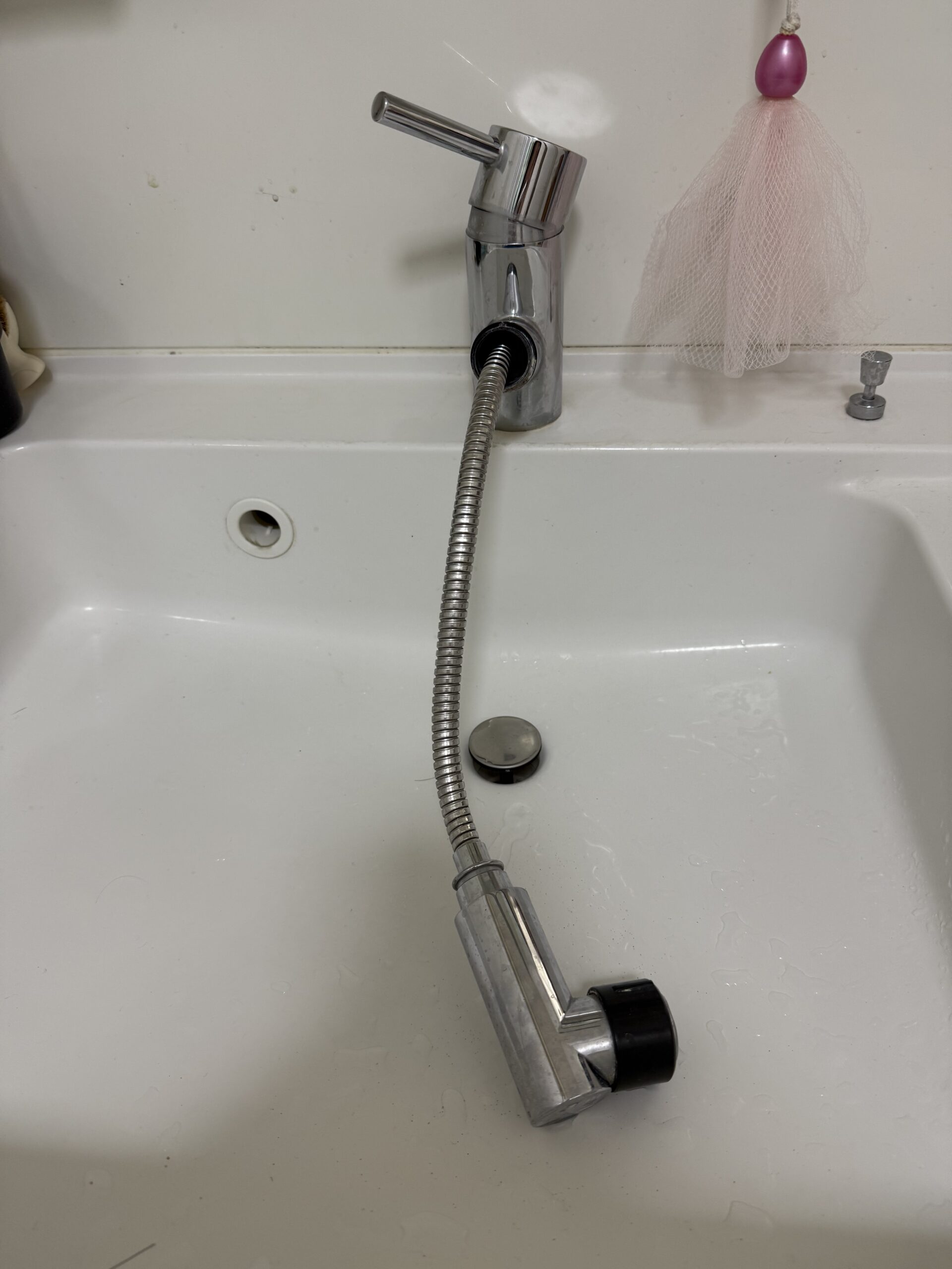 洗面ワンホール水栓交換