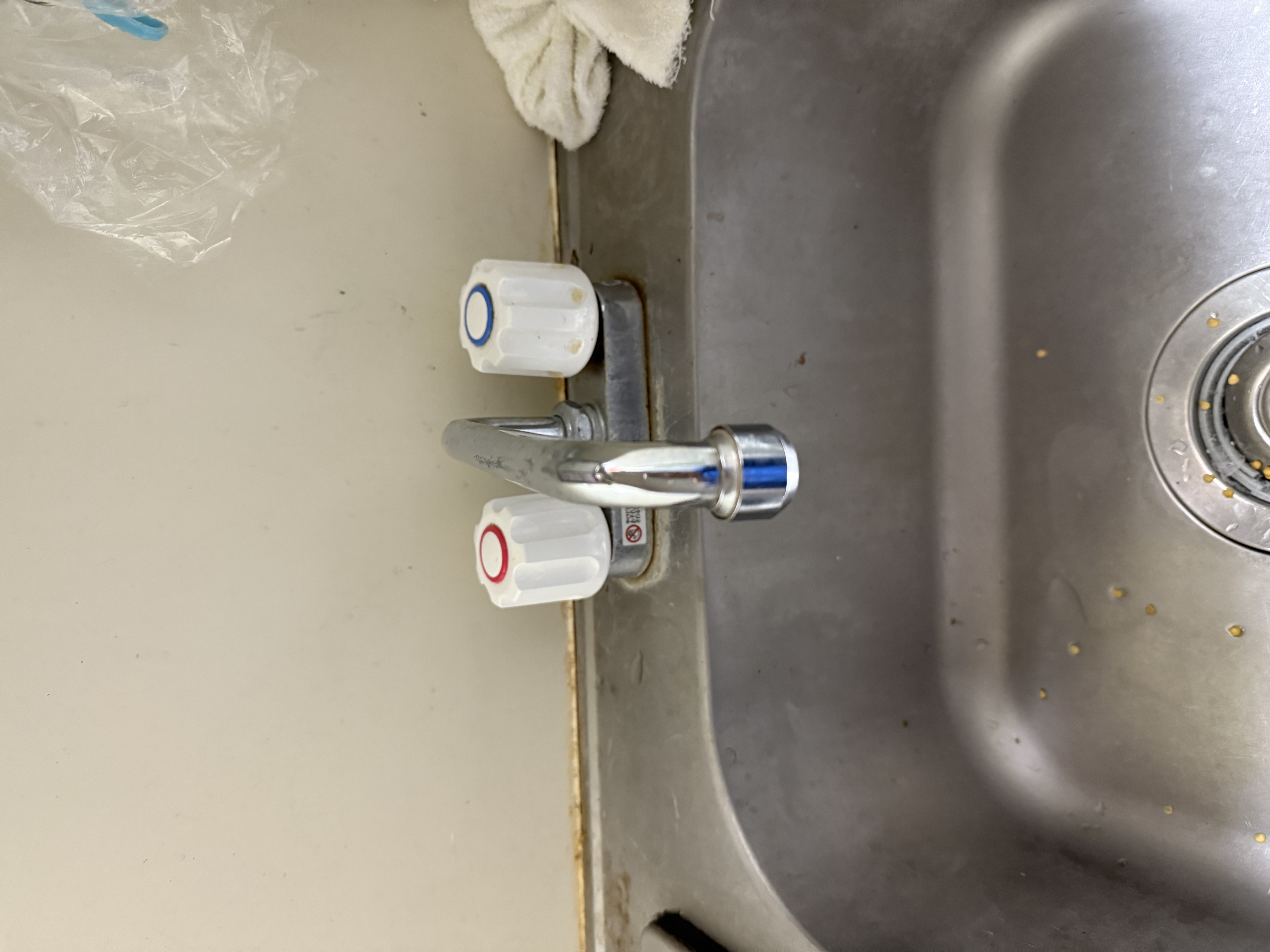 ハンドルからレバー水栓へ交換