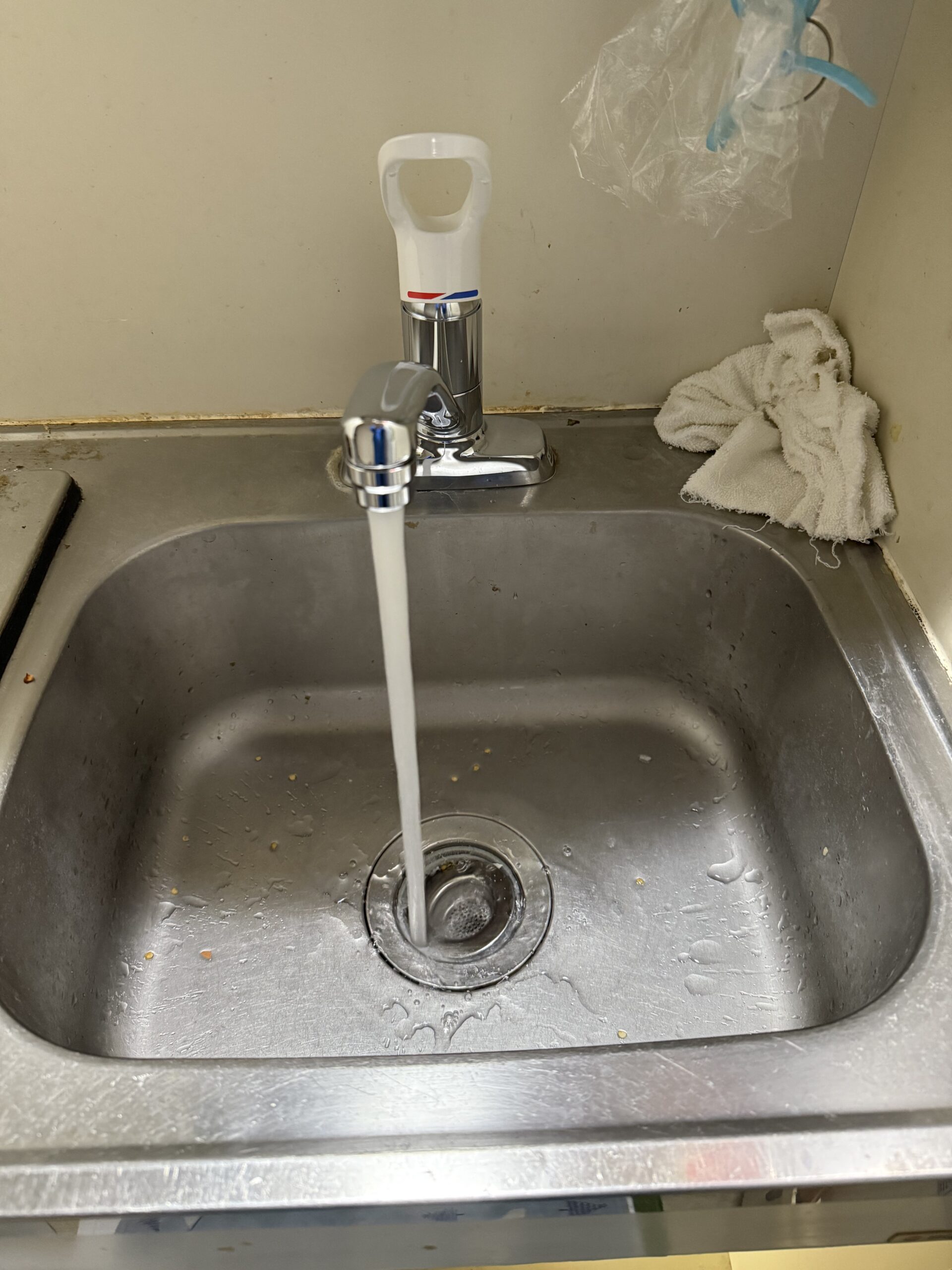 ハンドルからレバー水栓へ交換