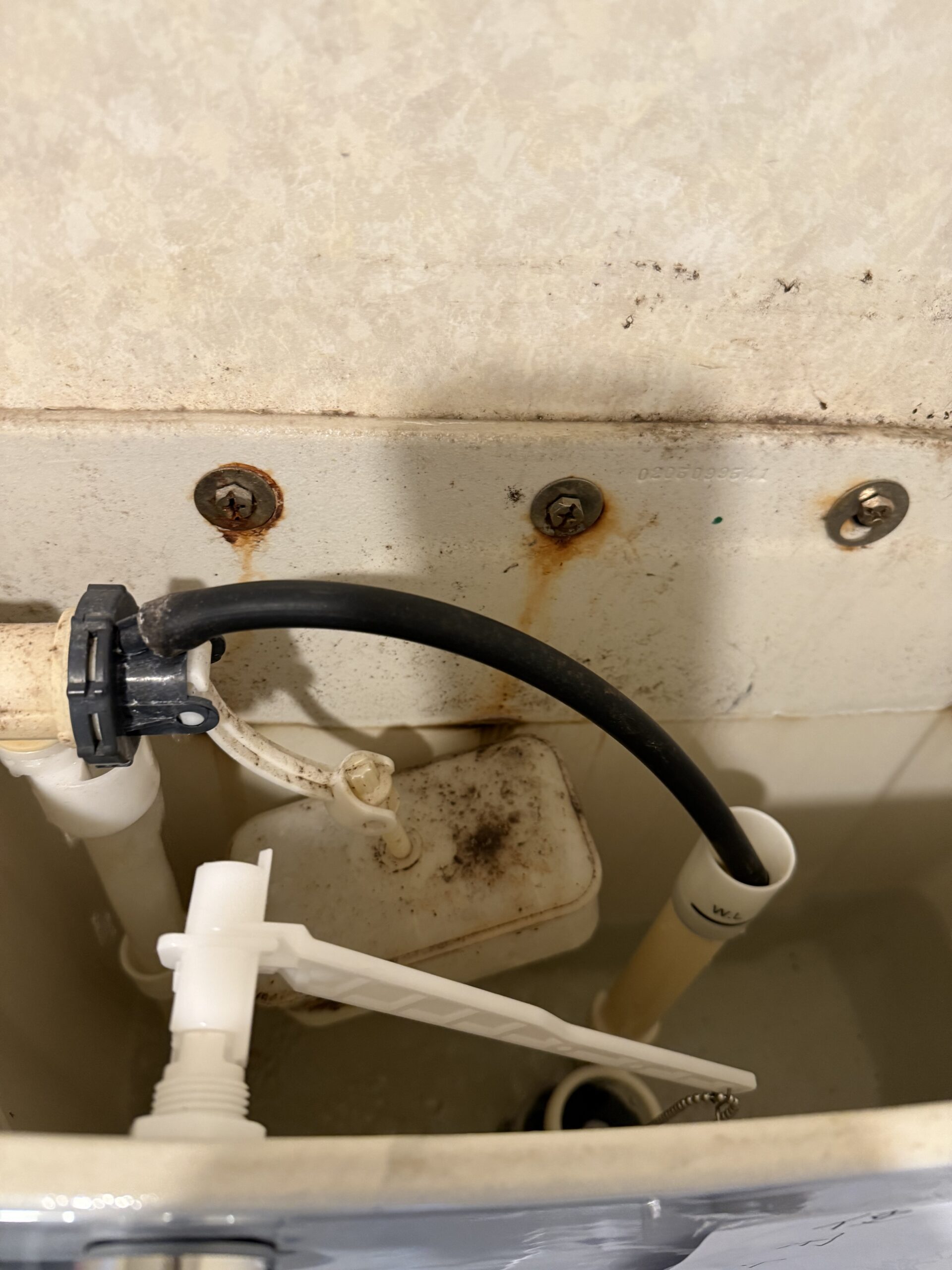 汚物流しタンク部品交換