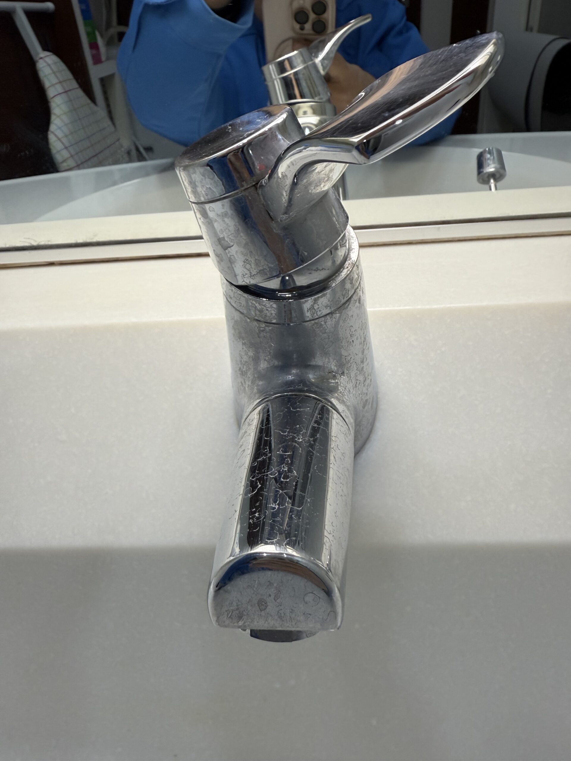 洗面蛇口シャワーホース不具合