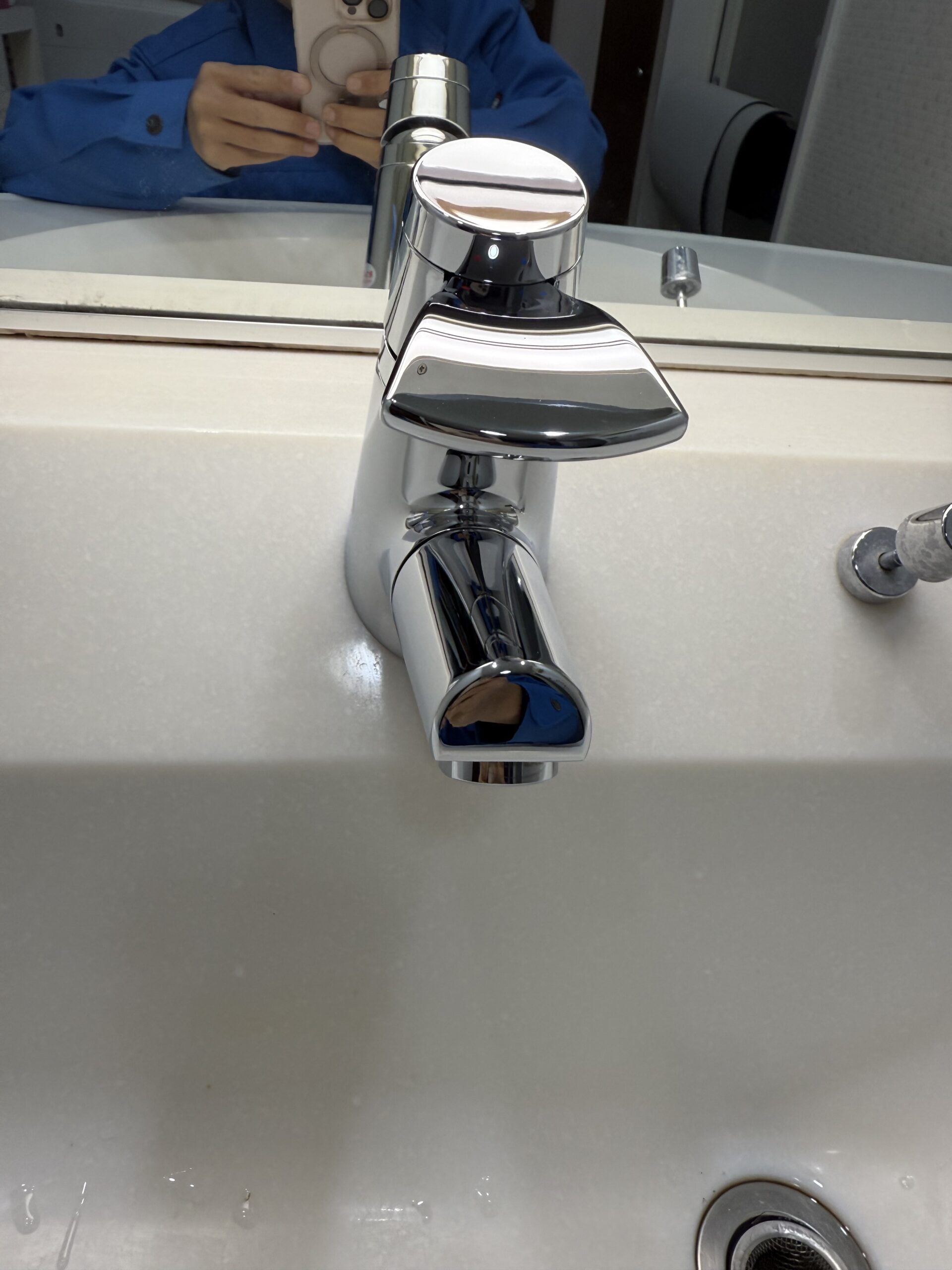 洗面蛇口シャワーホース不具合