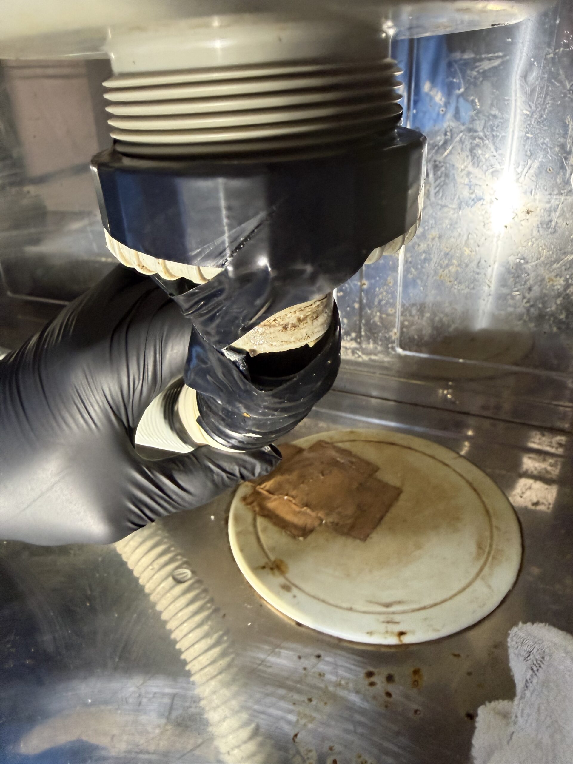 台所排水ホース交換