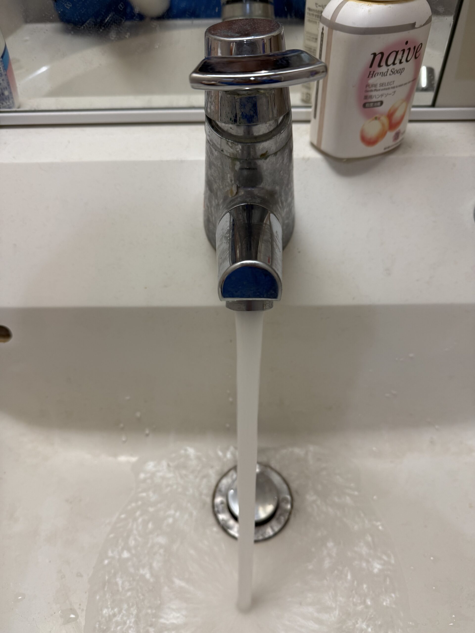 洗面水栓シャワーホース交換