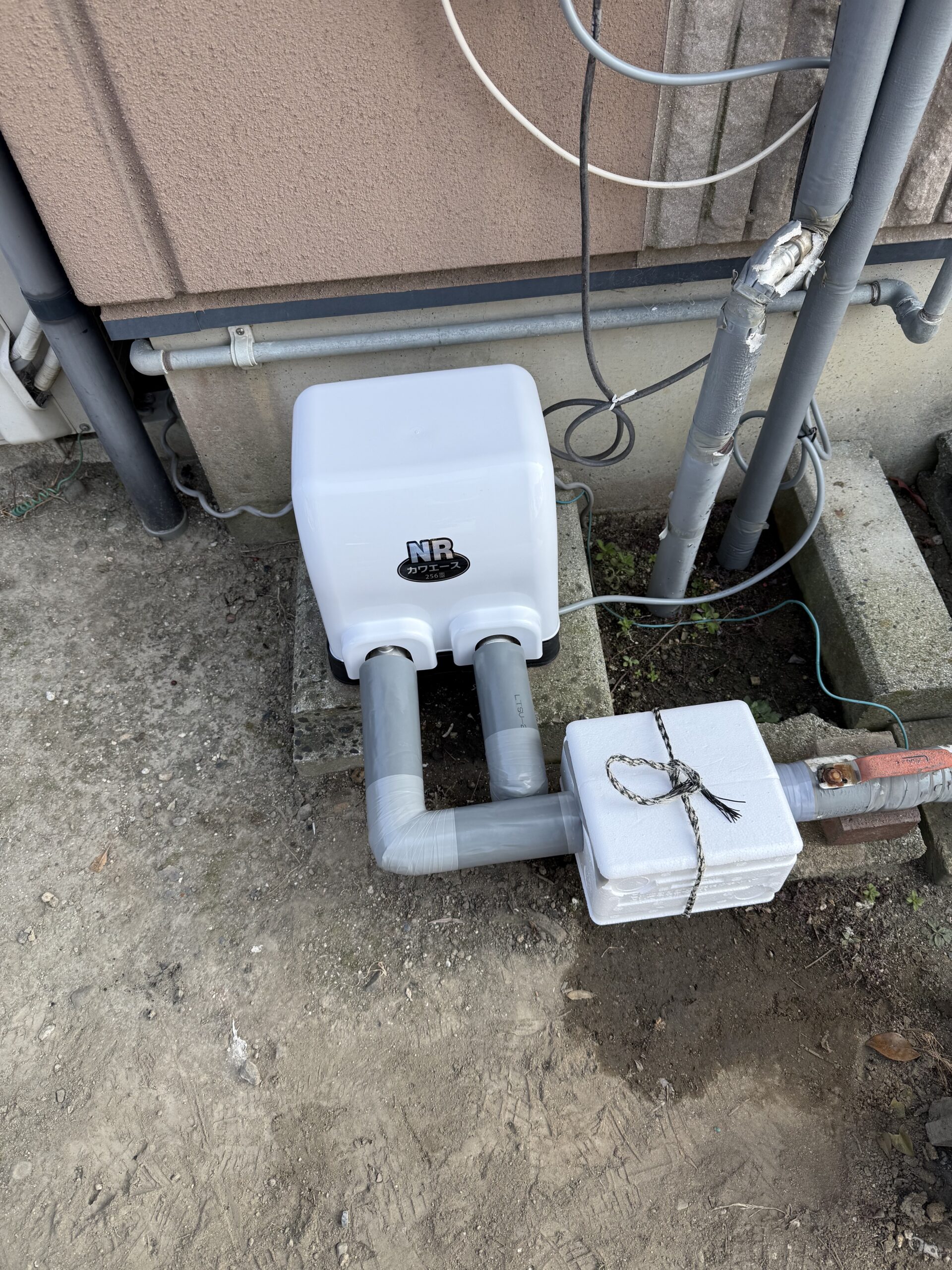 川本ポンプ交換