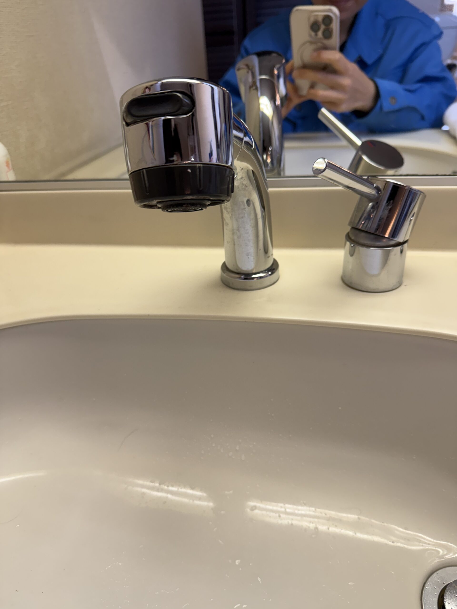 TOTO洗面水栓交換
